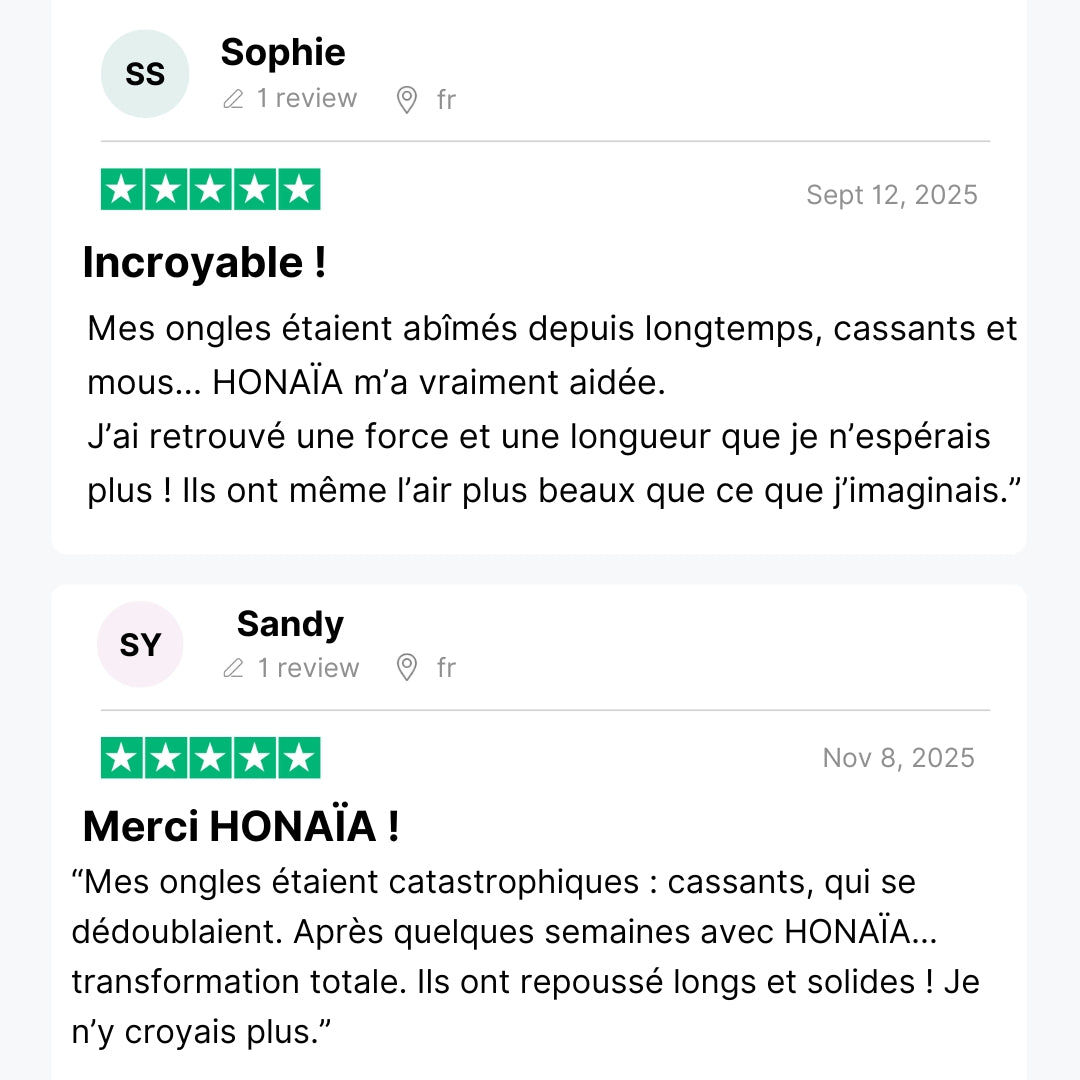 Sérum Ongles Repousse HONAÏA – Croissance & Réparation naturelle