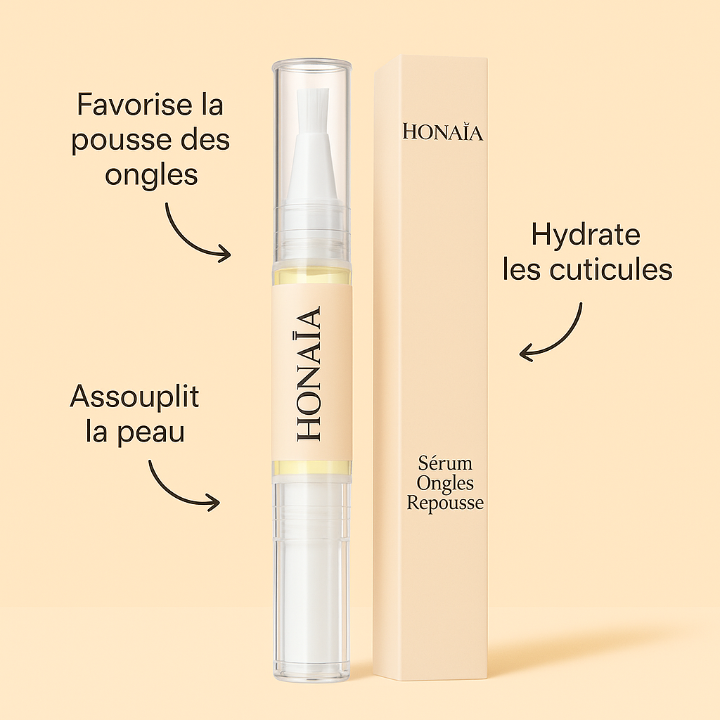 Sérum Ongles Repousse HONAÏA – Croissance & Réparation naturelle