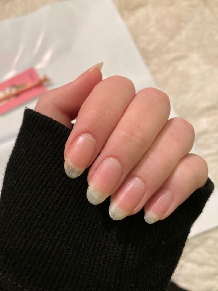 Ongles naturels d’une cliente HONAÏA